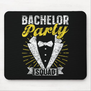 Tapis De Souris Équipe de bachelor party Équipe du marié Mariée Ba