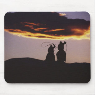 Tapis De Souris Équipe de Cowboy avec Lassos