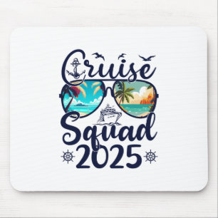 Tapis De Souris Équipe de croisière 2025 Été Vacances Tenue de fam