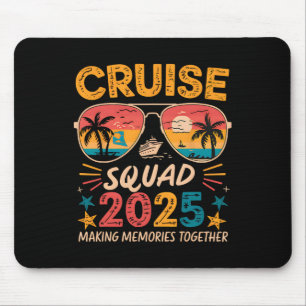 Tapis De Souris Équipe de croisière 2025 Famille de jumelage de va