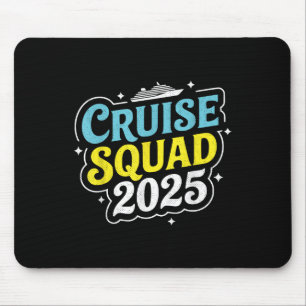 Tapis De Souris Équipe de croisière 2025 Groupe de famille jumelée