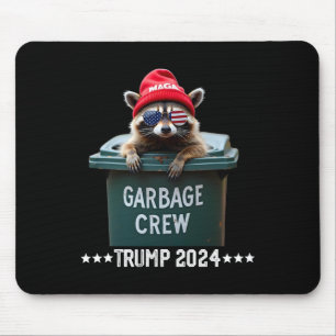 Tapis De Souris Équipe de déchets de raton laveur méga Trump 2024