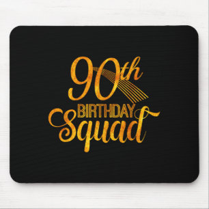 Tapis De Souris équipe de fête d'anniversaire 90 ans anniversaire