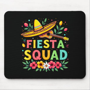 Tapis De Souris Équipe de fiesta assortie pour la fête mexicaine d