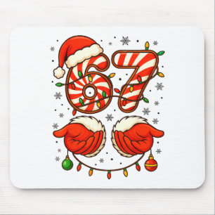 Tapis De Souris Équipe de Noël 6-7 Drôle 67 Six Sept Memes Noël 6
