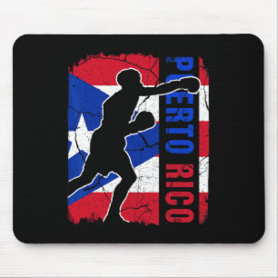 Tapis De Souris Équipe de Porto Rico Boxe à drapeau Porto Rico G