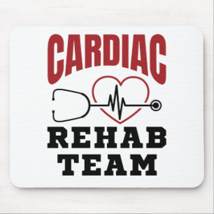 Tapis De Souris Équipe de réadaptation cardiaque Cardiologue Infir
