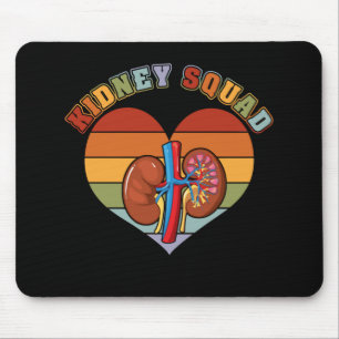 Tapis De Souris Équipe de rétro de l'équipe de kidney Néphrologie 