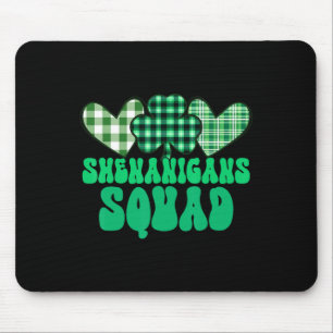 Tapis De Souris Équipe de Shenanigans encline au Malarkey St. Patr