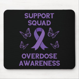 Tapis De Souris Équipe de soutien à la sensibilisation au surdosag