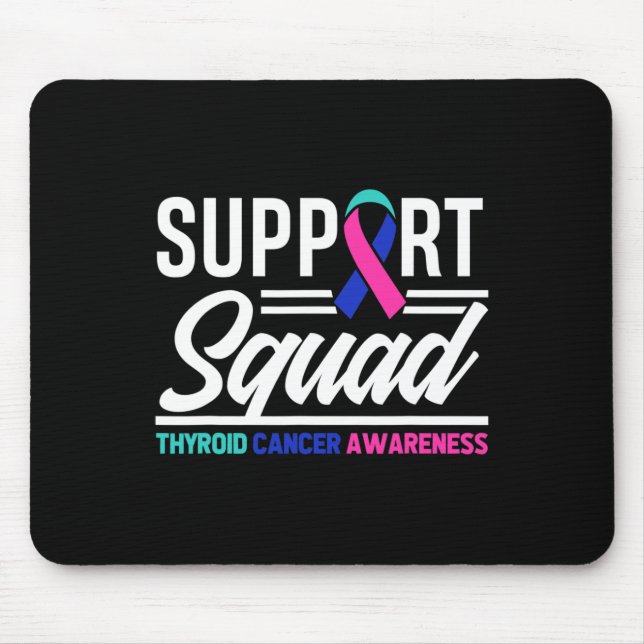Tapis De Souris Équipe de soutien aux guerriers du cancer Cancer T (Devant)