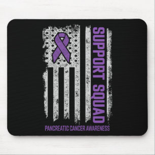 Tapis De Souris Équipe de soutien du cancer pancréatique Cancer du
