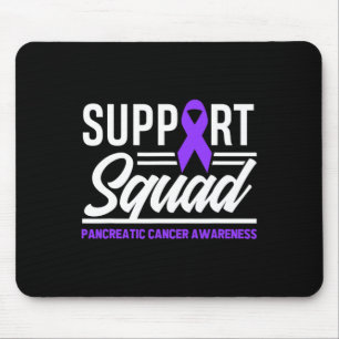 Tapis De Souris Équipe de soutien du cancer pancréatique Cancer du