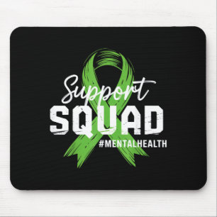 Tapis De Souris Équipe de soutien Sensibilisation à la santé menta
