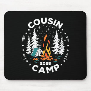 Tapis De Souris Équipe de vacances d'été de camping Cousin Camp 20