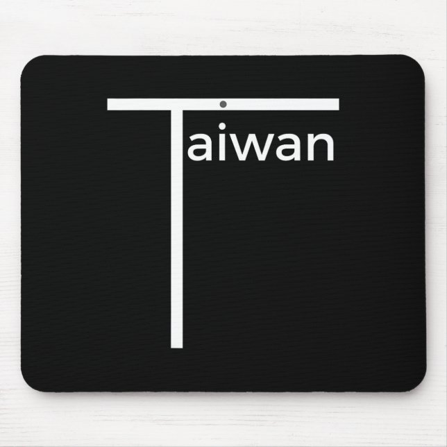 Tapis De Souris Équipe Iconique Taiwan Badminton Inspiré Drôle Drô (Devant)