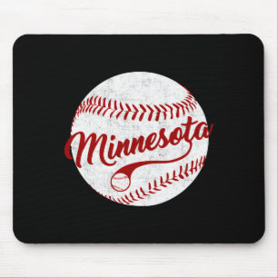Tapis De Souris Équipe Minnesota Baseball Amour Baseball National