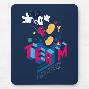 Tapis De Souris Équipe Monde Numérique Mickey