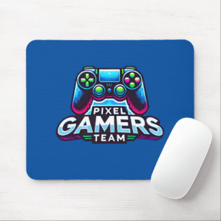 Tapis De Souris Équipe Pixel Gamers - Blue Gamer