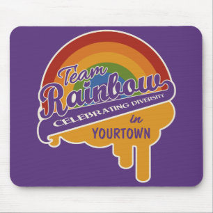 Tapis De Souris Équipe Rainbow personnalisé mousepac
