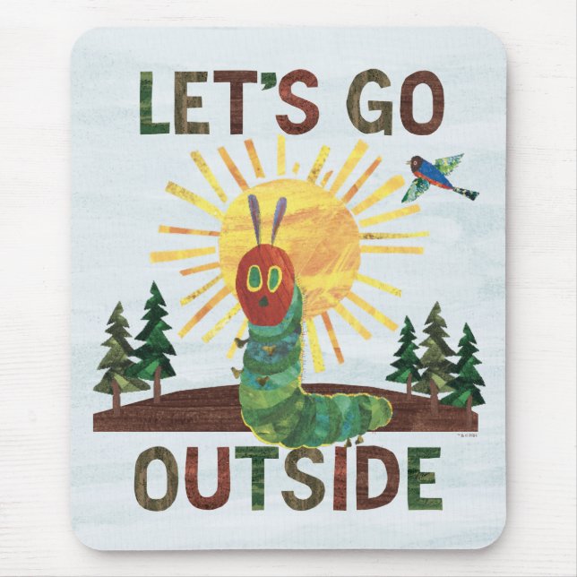 Tapis De Souris Eric Carle | Allons dehors (Devant)