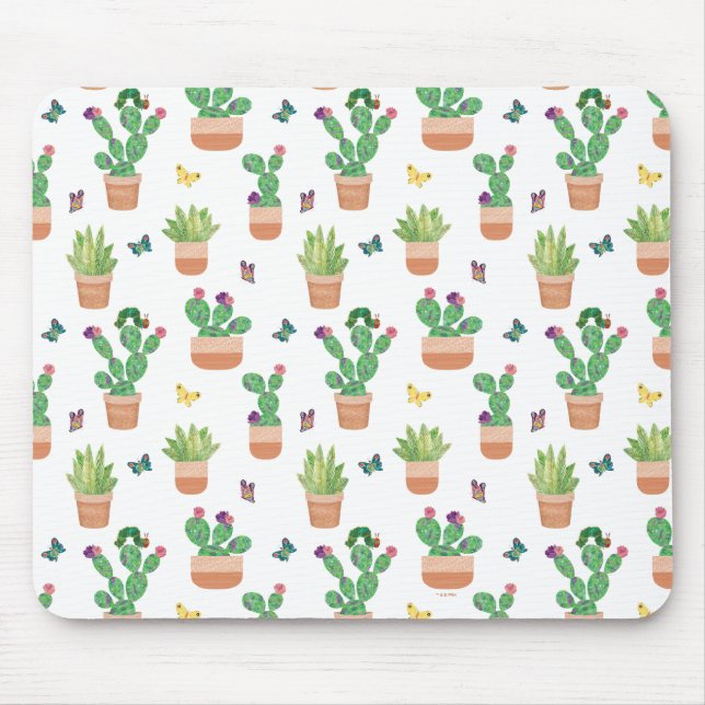 Tapis De Souris Eric Carle | Caterpillar, Cactus et Papillon Pa (Devant)