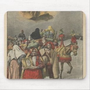Tapis De Souris Éruption du mont Etna