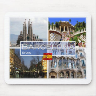 Tapis De Souris ES Espana - Espagne - Barcelone - Sagrada Familia 