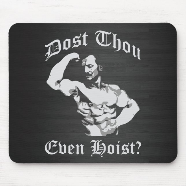 Tapis De Souris Es-Tu Même L'Hôte ? Eugen Sandow - Bodybuilding (Devant)