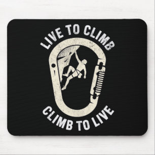 Tapis De Souris Escalade Live To Climb