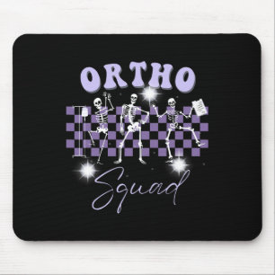 Tapis De Souris Escouade Ortho Rétro Danser Squelette Nurs Orthopé