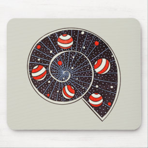 Tapis De Souris Espace amusant Galaxy Planètes Starry Sky