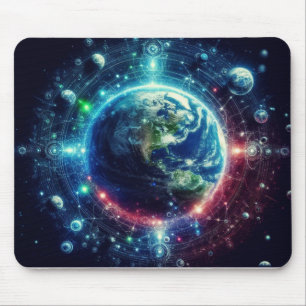 Tapis de souris Espace extra-atmosphérique et plan
