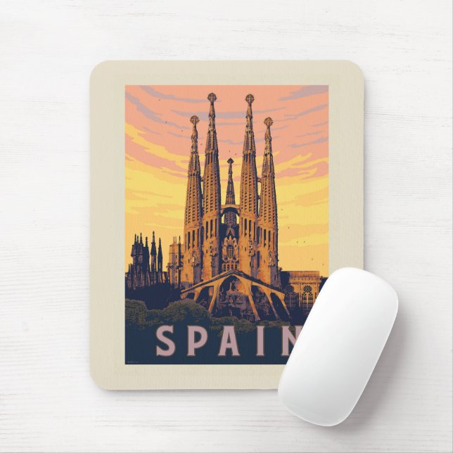 Tapis De Souris Espagne | Familia Sagrada (Avec souris)
