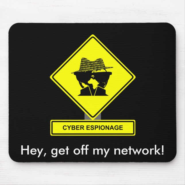 Tapis De Souris Espionnage Mousepad de Cyber (Devant)