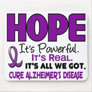 Tapis De Souris ESPOIR 1 de maladie d'Alzheimer