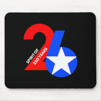 Tapis De Souris Esprit de 26 America 2026 250 Ans 4 Juillet 1776