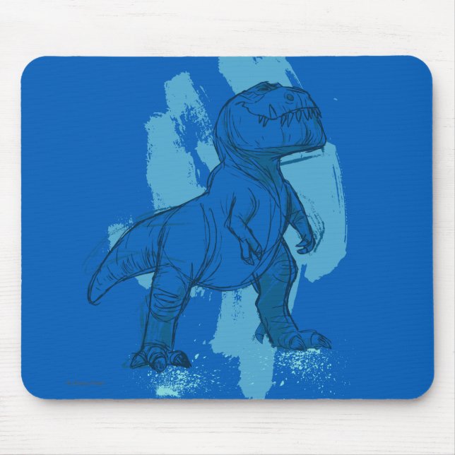 Tapis De Souris Esquisse de bouton (Devant)