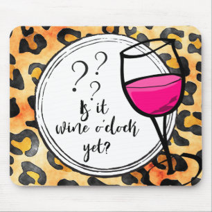 Tapis De Souris Est-ce que Vin n'est pas encore arrivé ? Empreinte