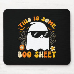 Tapis De Souris Est-Ce Une Boite Feuille Halloween Ghost Funny Coo