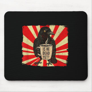 Tapis De Souris Est-il agence gouvernementale vintage corbeau corb