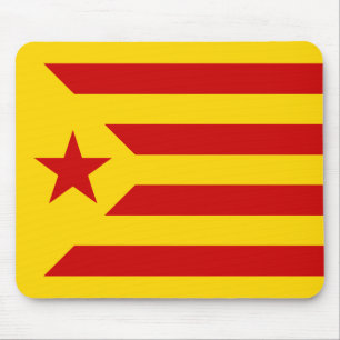 Tapis De Souris Estelada Roja - Bandera indépendentista Catalana