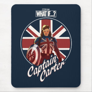 Tapis De Souris Et si…?   Captain Carter Union Jack