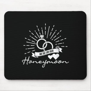 Tapis De Souris Étaient En Lune De Miel - Mariage D'Amour Mariage