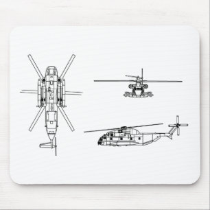 Tapis De Souris Étalon de la mer CH-53