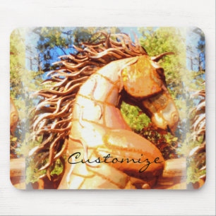Tapis De Souris étalon de mustang brun Thunder_Cove
