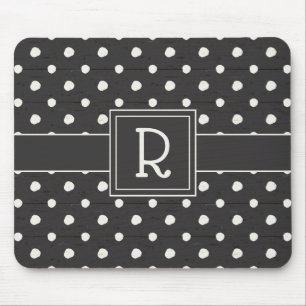 Tapis De Souris Étape simple une de signes du monogramme  