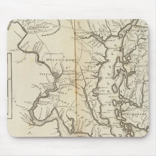 Tapis De Souris État du Maryland (Devant)