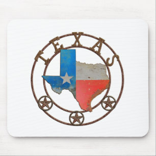 Tapis De Souris État du Texas Fer forgé
