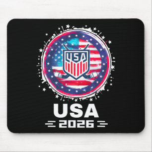 Tapis De Souris États-Unis 2026 Hockey Drapeau Américain Femmes Ho